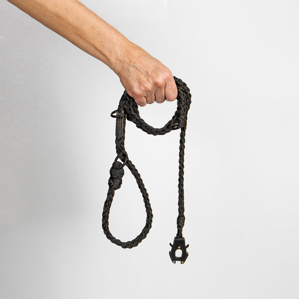 Black Rope Leash 6